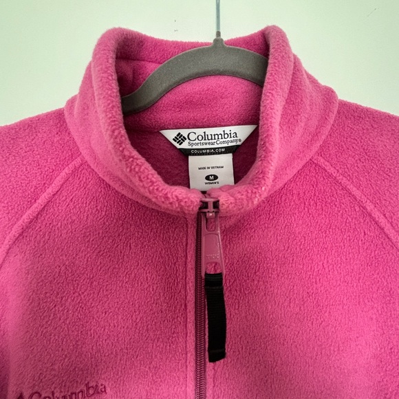 Columbia Magenta Full-Zip Fleece Jacket - Picture 9 of 11